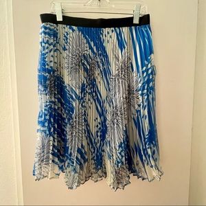 MISS WU floral petals pleated mini skirt size 4